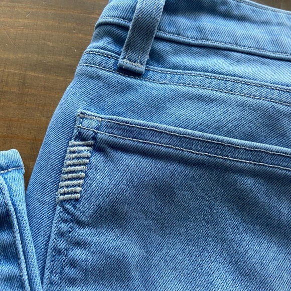 PAIGE Verdugo Ankle Distressed Light Wash Skinny Jeans-Size 28 - Picture 5 of 6